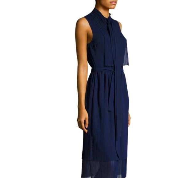 MICHAEL Michael Kors Dresses & Skirts - {Michael Kors} Pleated Blue Dress